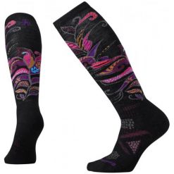 Skarpetki damskie: Smartwool Skarpety Narciarskie W Phd Ski Medium Pattern Black/Berry L