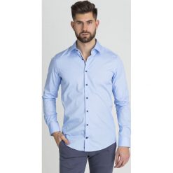KOSZULA PIERCE Joop! Collection. Niebieskie koszule męskie Joop! Collection, m, bez wzorów, z bawełny, z klasycznym kołnierzykiem, bez rękawów. Za 185,00 zł.