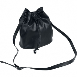 Quadra NuHide Bucket Bag Torebka - Handbag czarny. Czarne torebki klasyczne damskie Quadra, w paski. Za 99,90 zł.