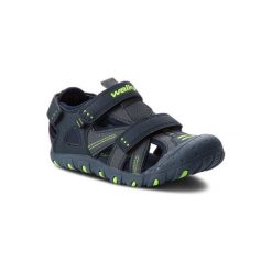 WALKY CP74-17170 Granatowy. Niebieskie sandały chłopięce Walky, ze skóry ekologicznej, bez zapięcia. Za 79,99 zł.