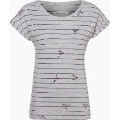 ARMEDANGELS - T-shirt damski – Liv Birds, szary. Szare t-shirty damskie marki ARMEDANGELS, l, w paski. Za 99,95 zł.