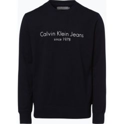 Bejsbolówki męskie: Calvin Klein Jeans - Męska bluza nierozpinana, niebieski