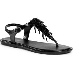 Sandały GIOSEPPO - Longbeach 59426 Black. Czarne klapki damskie Gioseppo, z aplikacjami, z tworzywa sztucznego, bez obcasa. Za 159,00 zł.