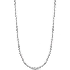 Naszyjniki damskie: Wspaniały Naszyjnik – złoto białe 585, Brylant 3,14ct