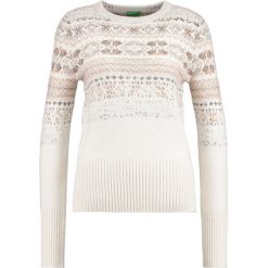 Swetry klasyczne damskie: Benetton Sweter beige