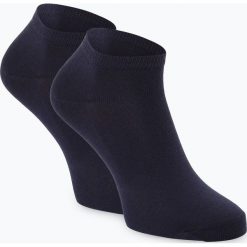 Marie Lund - Damskie skarpety do obuwia sportowego pakowane po 2 szt., niebieski. Niebieskie skarpetki damskie marki Marie Lund, bez wzorów, z bawełny. Za 24,95 zł.