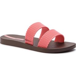 Klapki IPANEMA - City Fem 26223 Brown/Pink 21312. Różowe klapki damskie Ipanema, bez wzorów, z tworzywa sztucznego, bez obcasa. Za 79,99 zł.
