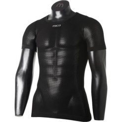 Mico koszulka męska Half Slvs R/Neck Shirt Light Skin IN01820_007 L/XL Black. Czarne koszulki męskie termoaktywne Mico, xl, bez wzorów, z tkaniny, z krótkim rękawem. Za 219,00 zł.