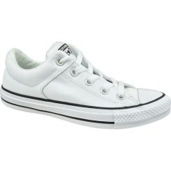 Converse Chuck Taylor As High Street 149429C trampki damskie białe 39,5. Białe trampki i tenisówki damskie Converse, bez wzorów, ze skóry, bez zapięcia. W wyprzedaży za 299,99 zł.