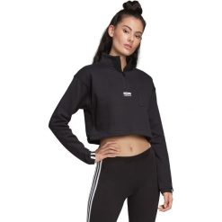 Adidas Originals Bluza Czarny. Czarne bluzy damskie adidas Originals, s, bez wzorów, z bawełny, bez rękawów, bez kaptura. Za 240,95 zł.
