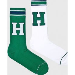 Tommy Hilfiger - Skarpety (2-Pack). Czarne skarpetki męskie marki TOMMY HILFIGER, z bawełny. Za 54,90 zł.