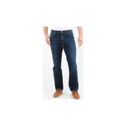 Jeansy straight leg Wrangler Spodnie Męskie 1215166E Texas Stretch CLASSIC BLUES. Niebieskie jeansy męskie Wrangler, m, bez wzorów, z jeansu. Za 289,00 zł.
