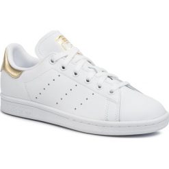 Buty adidas - Stan Smith EE8836 Ftwwht/Ftwwht/Goldmt. Białe buty sportowe damskie Adidas, bez wzorów, ze skóry, sportowe, adidas stan smith. Za 399,00 zł.