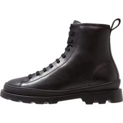 Camper BRUTUS Botki sznurowane black. Czarne botki damskie na zamek Camper, z materiału, na sznurówki. Za 609,00 zł.
