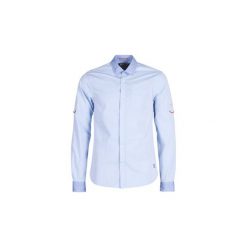 Koszule z długim rękawem Scotch Soda REGULAR FIT AMS BLAUW ALLOVER PRINT SHIRT IN SEASONAL PATTER. Niebieskie koszule męskie Scotch & Soda, s, bez wzorów, bez kołnierzyka, z długim rękawem. Za 399,00 zł.