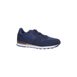 Buty Casu Granatowe buty sportowe sznurowane U8106-3. Szare trampki męskie Casu, bez wzorów, sportowe, na sznurówki. Za 49,99 zł.