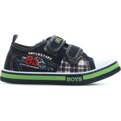 Buty sportowe chłopięce: Granatowe Trampki School Junior