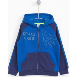 Lemon Explore - Bluza dziecięca 86-116 cm. Niebieskie bluzy chłopięce marki LEMON explore, z nadrukiem, z bawełny, z kapturem. W wyprzedaży za 39,90 zł.