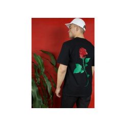 ROSE X ROSE TEE. Czarne t-shirty damskie MAJORS, s, z nadrukiem, bez kołnierzyka. Za 120,00 zł.