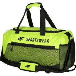 Torba sportowa TPU109 - żółty neon. Żółte plecaki męskie 4f, w paski, z materiału, sportowe. W wyprzedaży za 59,99 zł.