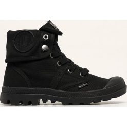Palladium - Trampki. Czarne trampki i tenisówki damskie Palladium, bez wzorów, z materiału, na sznurówki. W wyprzedaży za 329,90 zł.