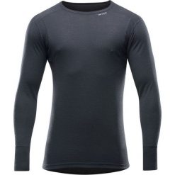 Devold koszulka męska Hiking Man Shirt Black M. Czarne koszulki męskie termoaktywne Devold, s, bez wzorów, z wełny, bez kołnierzyka, z długim rękawem, długie, outdoorowe. Za 279,00 zł.