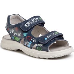 Sandały NATURINO - Ruacana 0010502742.01.0C02 Navy. Niebieskie sandały chłopięce Naturino, ze skóry, bez zapięcia. Za 349,00 zł.