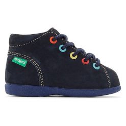 Wysokie buty sportowe BABYSTAD. Czarne buty sportowe dziewczęce marki Kickers, z kauczuku, na obcasie. Za 335,96 zł.