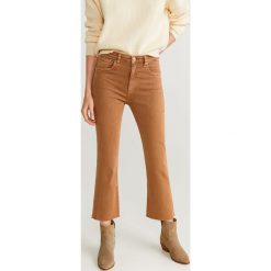 Mango - Jeansy Bootcrop. Niebieskie jeansy damskie Mango, z podwyższonym stanem. Za 139,90 zł.