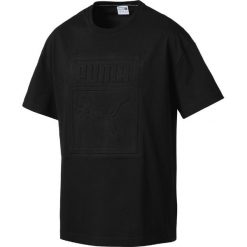 Puma Archive Embossed Koszulka Czarny. Czarne podkoszulki męskie Puma, s, z nadrukiem, z bawełny, z krótkim rękawem. Za 102,95 zł.