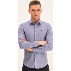Koszula Emporio Armani 8N1C09 1N06Z F916. Niebieskie koszule męskie Emporio Armani, xl, bez wzorów, z elastanu, casualowe, bez kołnierzyka, bez rękawów. W wyprzedaży za 499,00 zł.