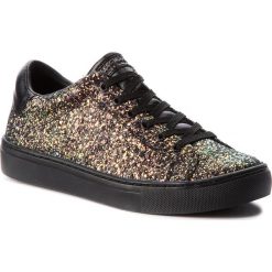 Sneakersy SKECHERS - Awesome Sauce 73553/BBK Black. Czarne półbuty damskie Skechers, bez wzorów, ze skóry ekologicznej, bez obcasa, na płaskiej podeszwie, bez zapięcia. W wyprzedaży za 179,00 zł.