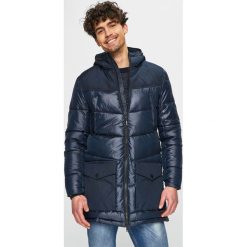 Tom Tailor Denim - Kurtka. Niebieskie płaszcze męskie TOM TAILOR DENIM, m, bez wzorów, z poliesteru, krótkie, z kapturem. W wyprzedaży za 239,90 zł.