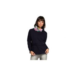Bluzy Be B084 Bluza z wysokim kołnierzem we wzor. Bluzy damskie BE. Za 119,00 zł.