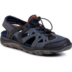 Sandały LANETTI - MBS-ROS-01 Cobalt Blue. Niebieskie klapki męskie Lanetti, ze skóry ekologicznej, bez zapięcia. Za 99,99 zł.