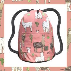 LLAMAS & PINK dwustronny plecak SACK IT!. Różowe plecaki męskie Pakamera. Za 165,00 zł.