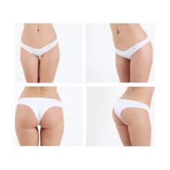 Bezszwowe Stringi Pierre Cardin 3-pak Białe. Białe majtki damskie Pierre Cardin, m, bez wzorów, ze skóry. Za 49,00 zł.