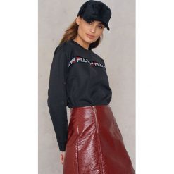 Bluzy rozpinane damskie: FILA Bluza Amber Crew - Black