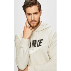 Nike - Bluza. Szare bluzy męskie Nike, s, z nadrukiem, z bawełny, z kapturem, bez rękawów, z kapturem. W wyprzedaży za 229,90 zł.