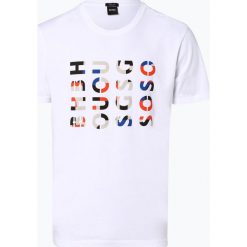 BOSS - T-shirt męski – Tiburt 114, biały. Białe t-shirty męskie Boss, xl, bez wzorów, bez kołnierzyka. Za 349,95 zł.