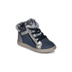 Buty Dziecko Mod'8 OUMINOU. Niebieskie trampki dziewczęce marki Mod'8, bez wzorów, bez zapięcia. Za 151,20 zł.