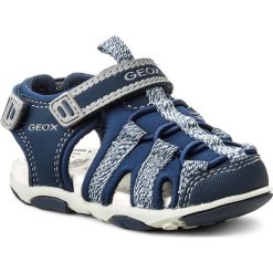 Sandały męskie skórzane: Sandały GEOX – B Sand. Agasim B. C B821AC 05015 C0661 M Navy/Grey