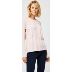 Sweter wyraźny splot. Swetry damskie Moodo, s, bez wzorów, ze splotem, bez rękawów, bez kaptura. Za 59,99 zł.