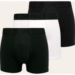 CR7 Cristiano Ronaldo - Bokserki (3-pack). Czarne bokserki męskie CR7 Cristiano Ronaldo, bez wzorów, z elastanu. W wyprzedaży za 79,90 zł.