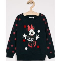 Name it - Bluza dziecięca 92-128 cm. Niebieskie bluzy dziewczęce Name it, z nadrukiem, z bawełny, bez rękawów, bez kaptura. W wyprzedaży za 69,90 zł.
