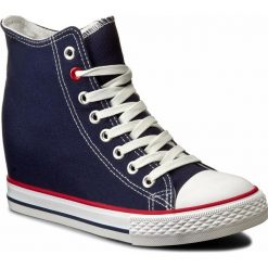 Sneakersy NYLON RED - WSJGH02-1 Granatowy. Niebieskie sneakersy damskie marki Nylon Red, z gumy. Za 79,99 zł.