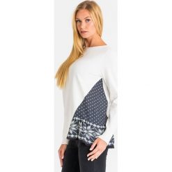 SWETER MY TWIN twinset. Białe swetry damskie Twinset, s, z aplikacjami, z materiału, bez rękawów, bez kaptura. Za 329,50 zł.