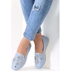 Niebieskie Lordsy Lattice. Niebieskie lordsy damskie marki vices, z materiału. Za 59,99 zł.