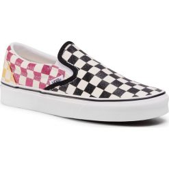 Tenisówki VANS - Classic Slip-On VN0A4U381HP1 (Glitter Check) Multitrwht. Białe półbuty damskie Vans, bez wzorów, z materiału, bez obcasa, bez zapięcia. Za 319,00 zł.