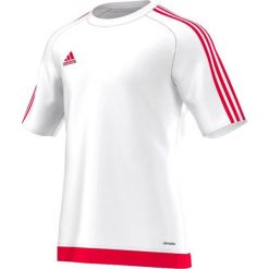Koszulki sportowe męskie: Adidas Koszulka piłkarska męska Estro 15 biało-czerwona r. XXL (S16166)